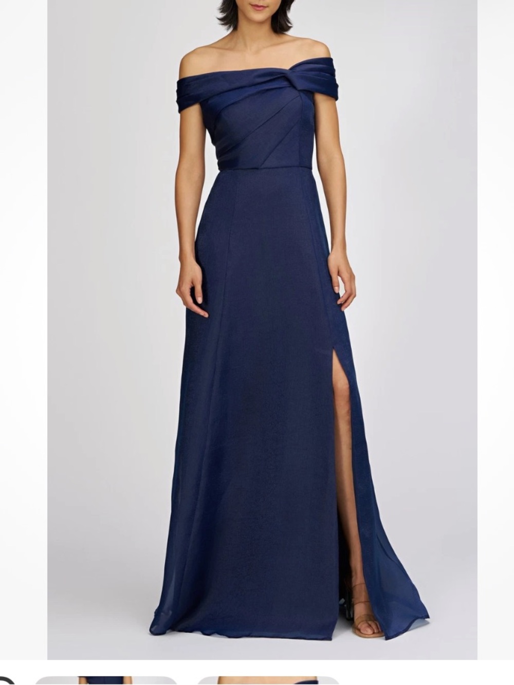 JS COLLECTIONS Isadora Off the Shoulder Organza GOWN DRESS SIZE 6 $298